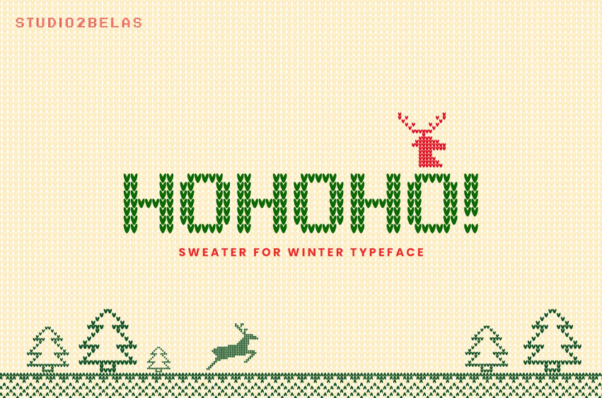 Hohoho Sweater Font