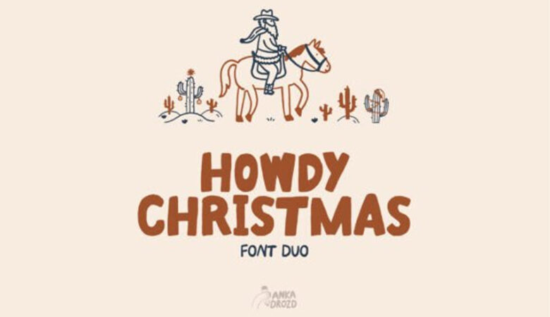 Howdy Christmas Font