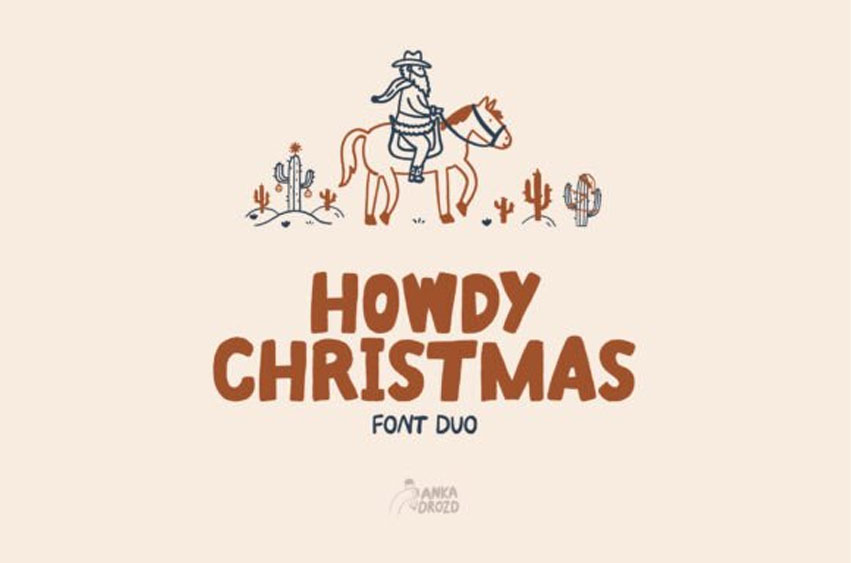 Howdy Christmas Font