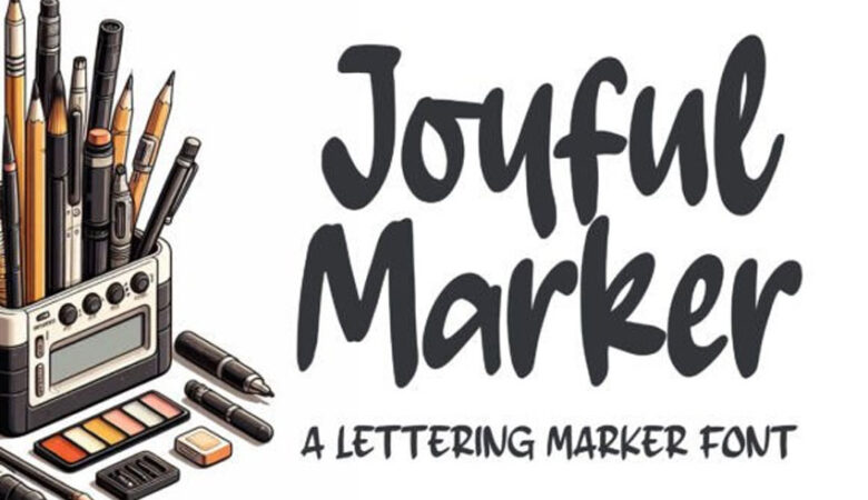 Joyful Marker Font