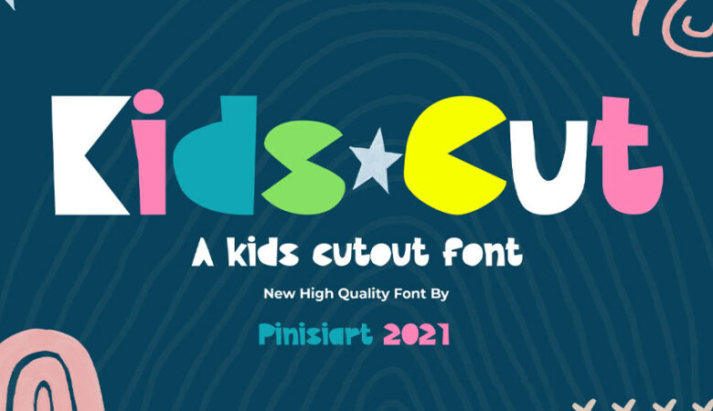 Kids Cut Font