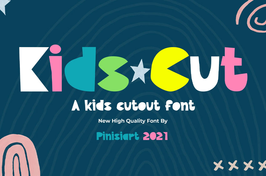 Kids Cut Font