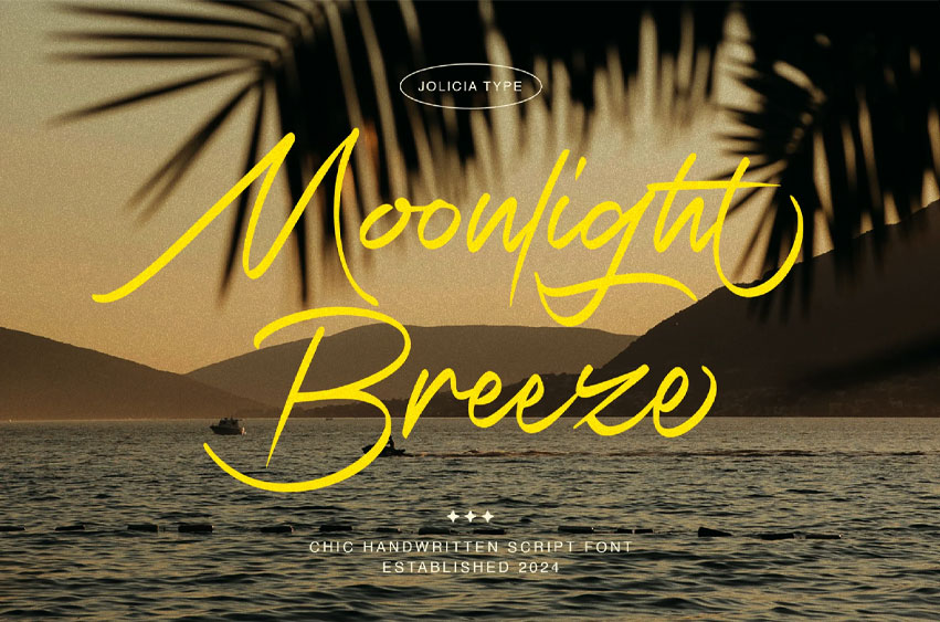 Moonlight Breeze Font