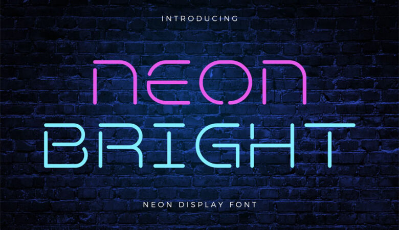 Neon Bright Font