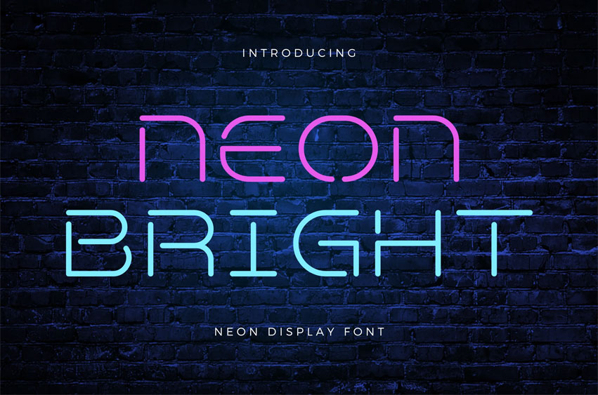 Neon Bright Font