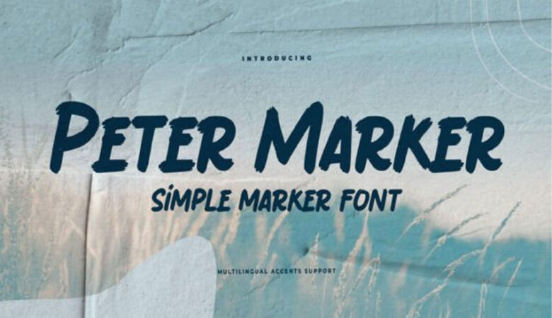 Peter Marker Font