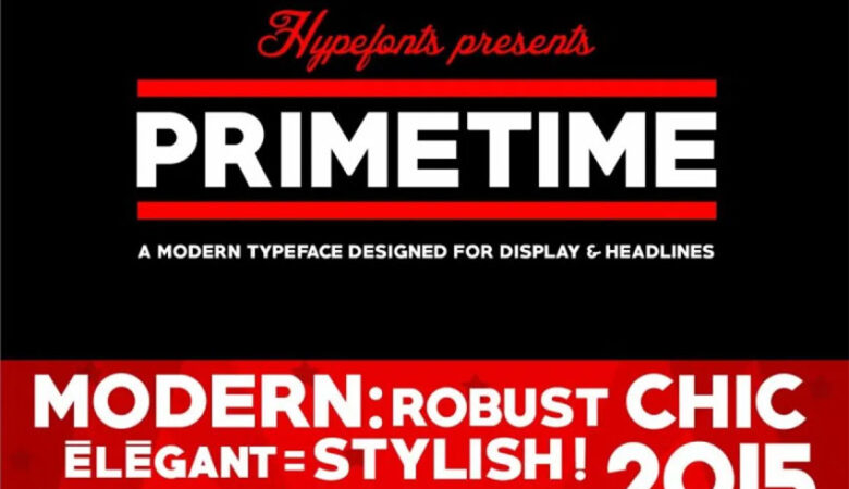 Primetime Font