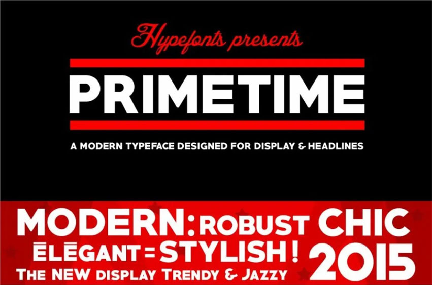 Primetime Font