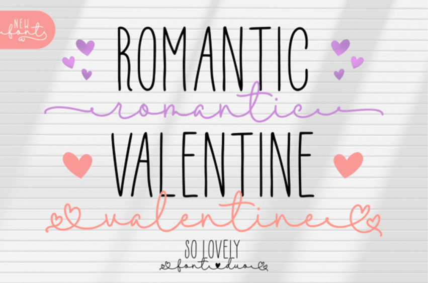 Romantic Valentine Font