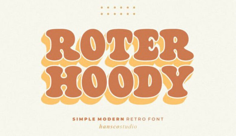 Roter Hoody Font