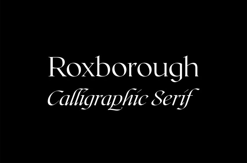 Roxborough CF Font