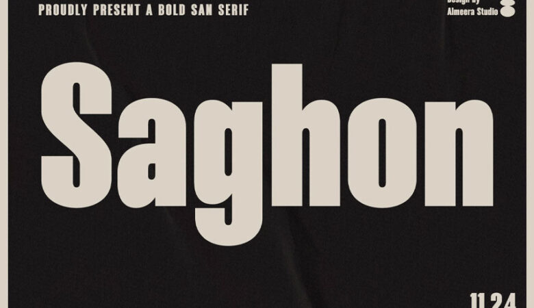 Saghon Font