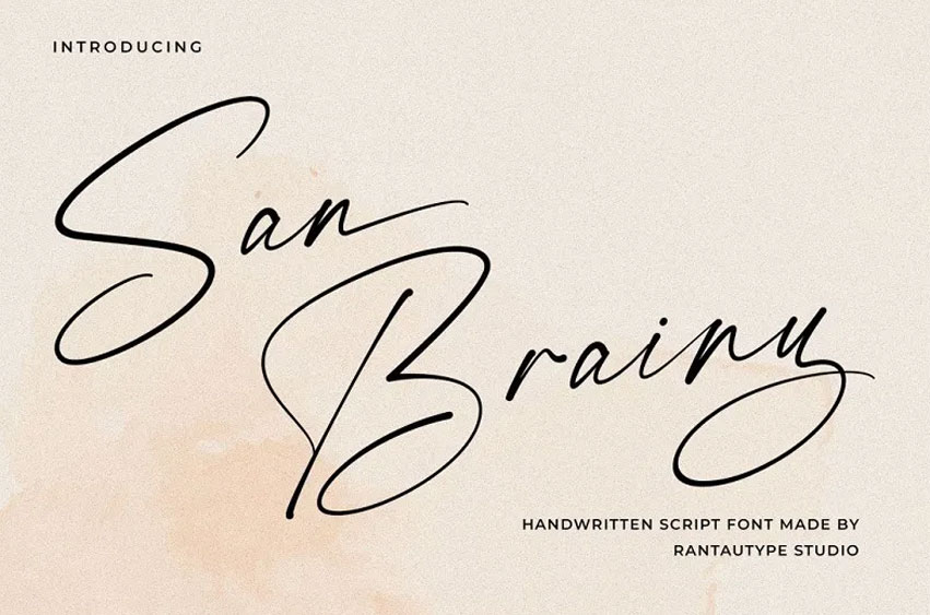 San Brainy Font