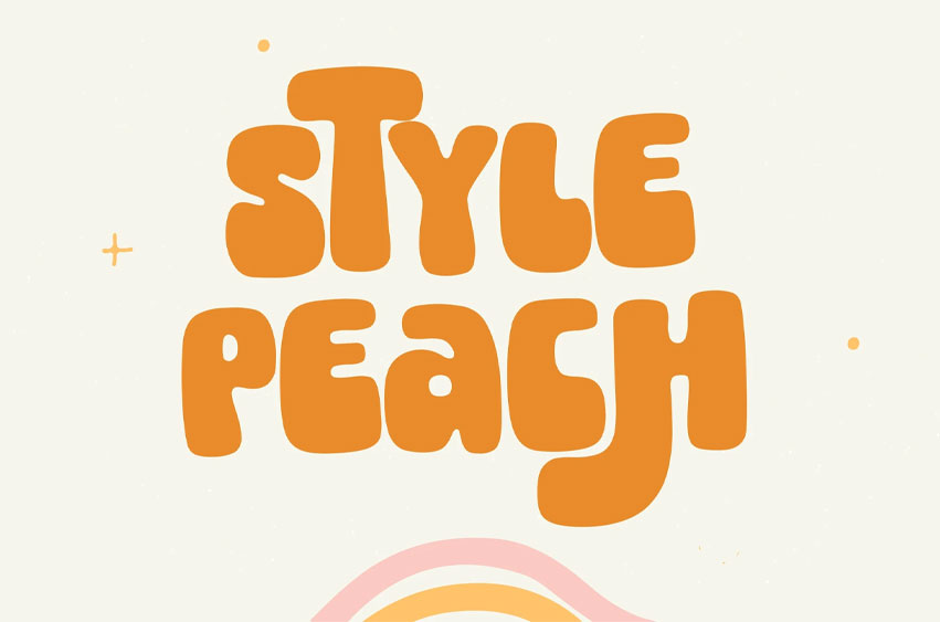 Style Peach Font