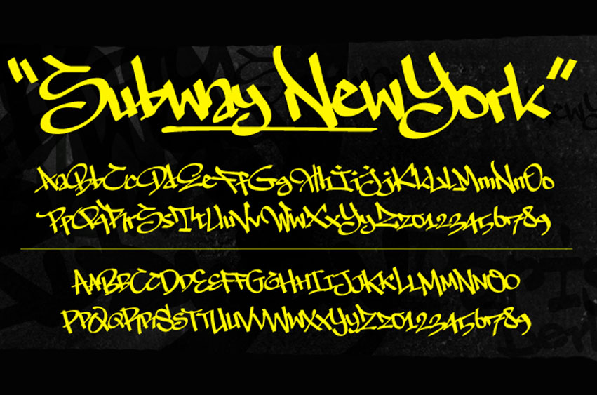 Subway New York Font