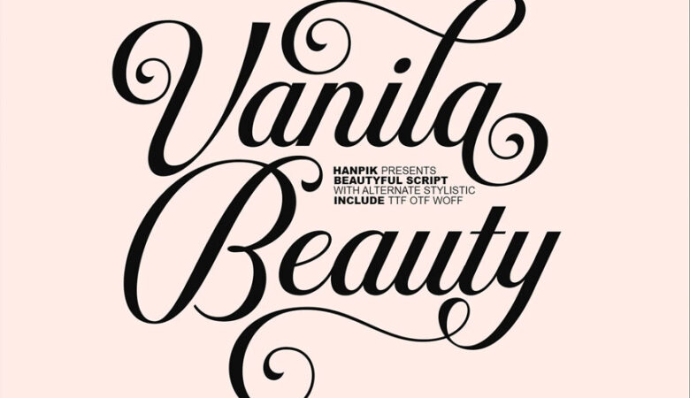 Vanila Beauty Font