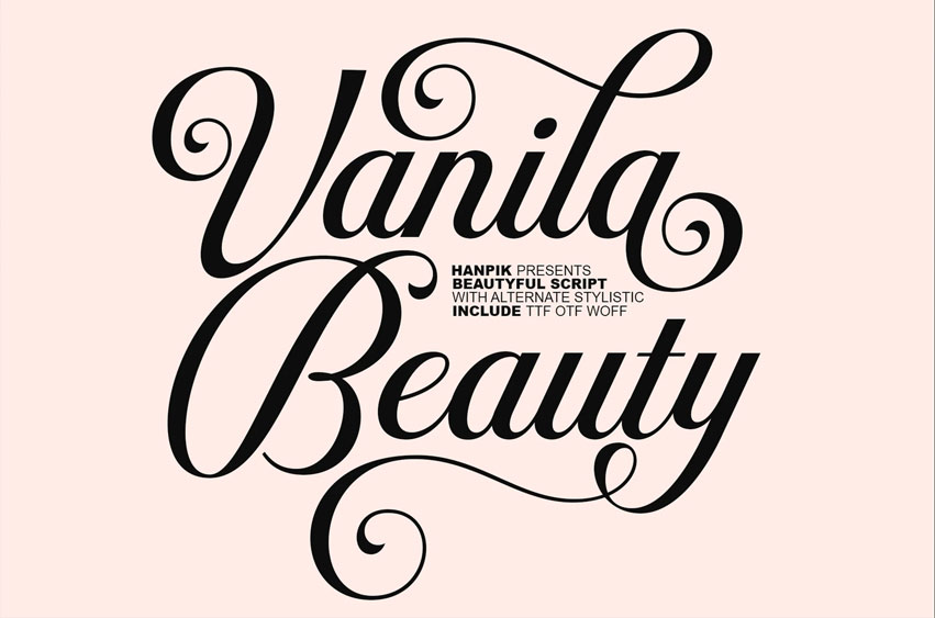 Vanila Beauty Font