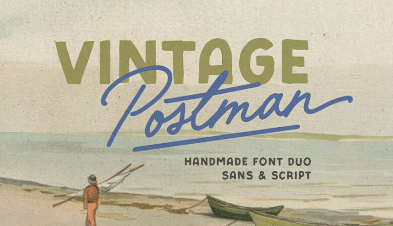 Vintage Postman Font