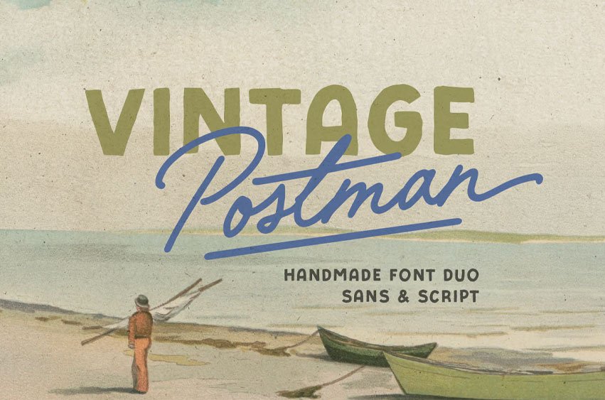 Vintage Postman Font