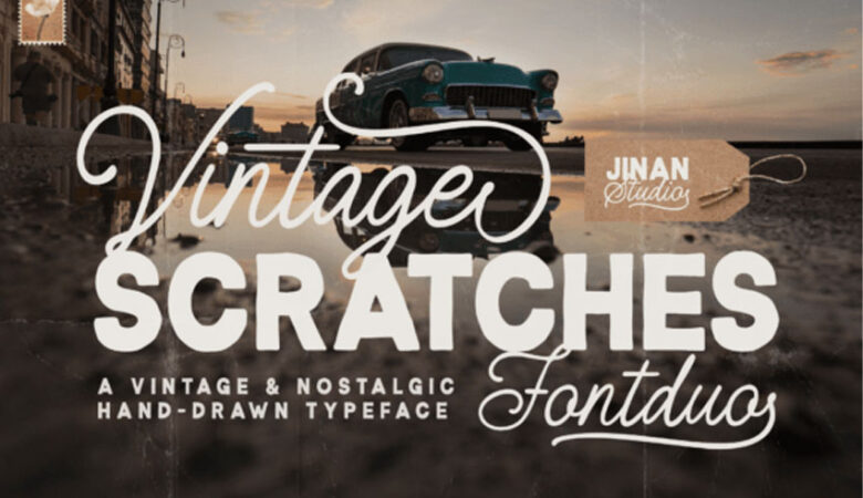 Vintage Scratches Font