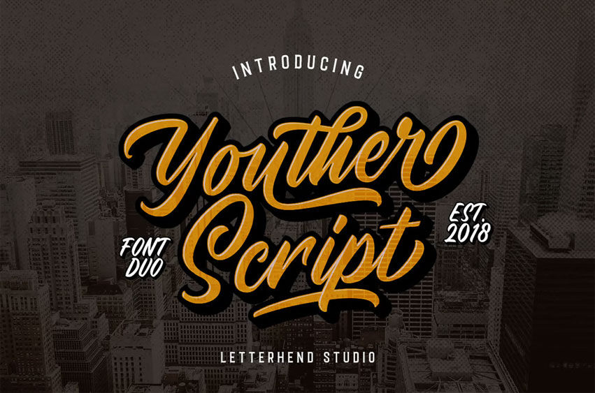 Youther Script Font