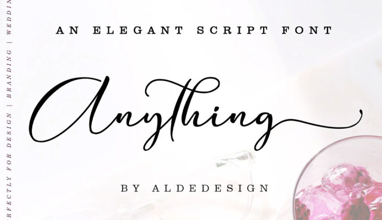 Anything Script Font