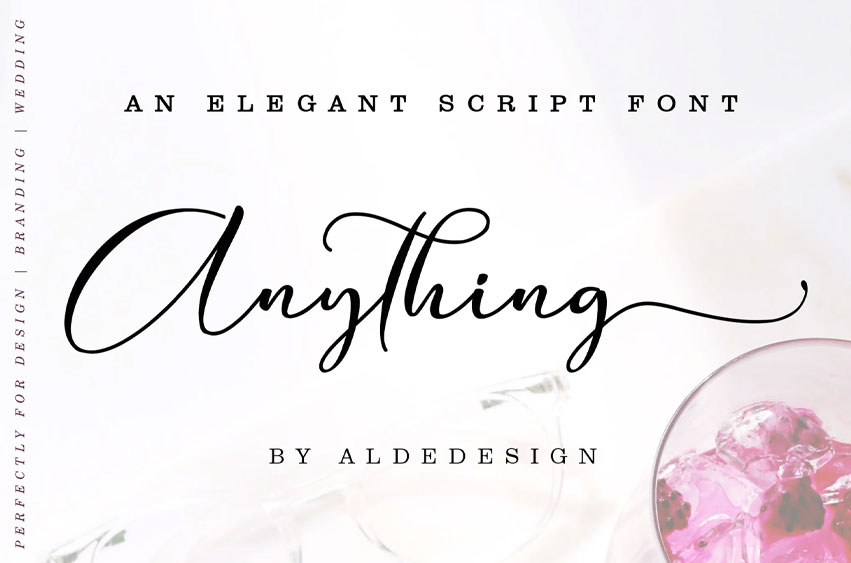 Anything Script Font