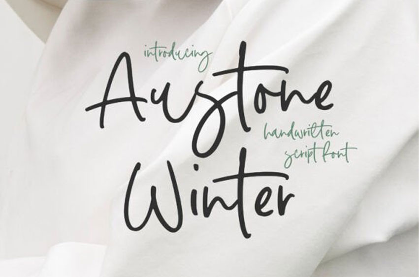 Austone Winter Font