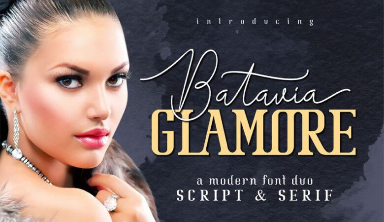 Batavia Glamore Font