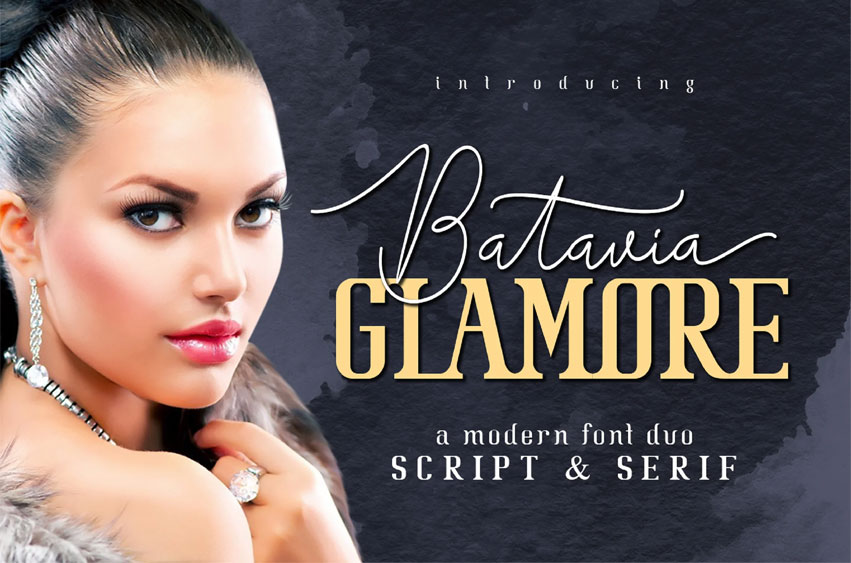 Batavia Glamore Font