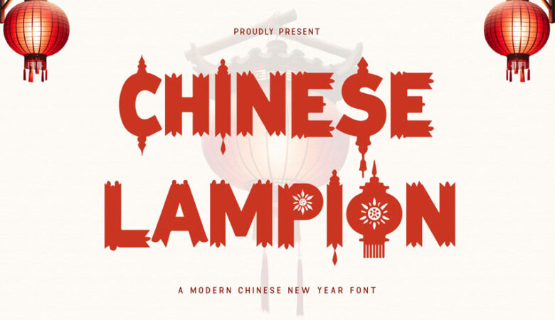 Chinese Lampion Font