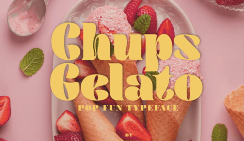 Chups Gelato Font