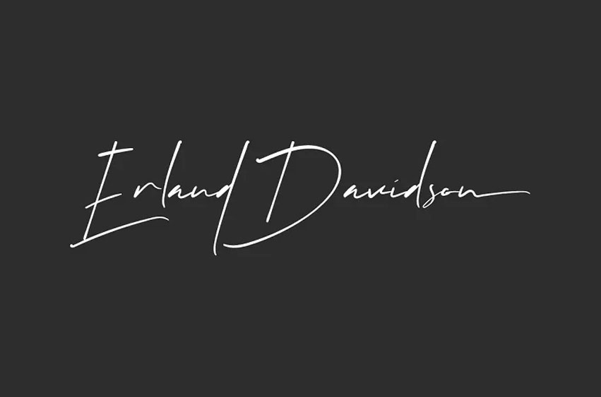 Erland Davidson Font