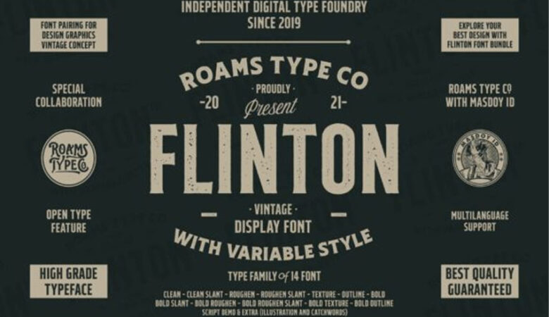 Flinton Family Font