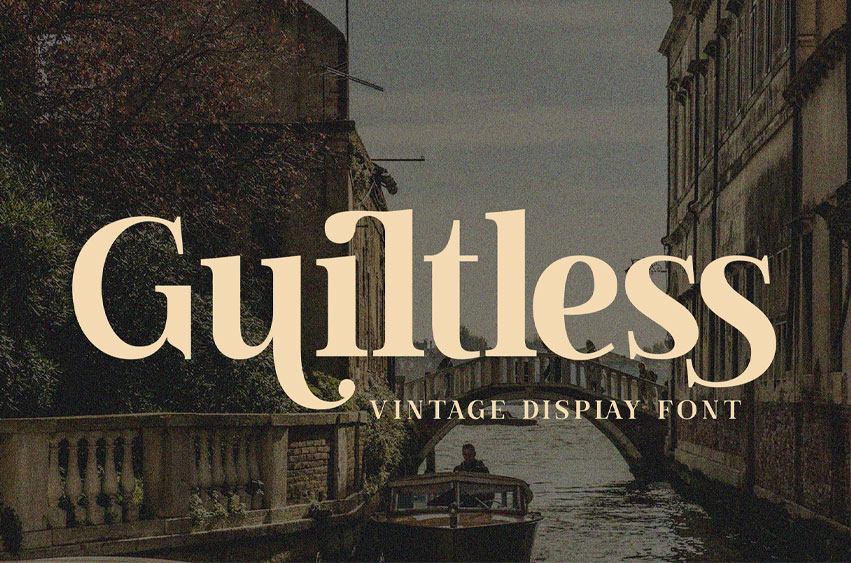 Guiltless Font