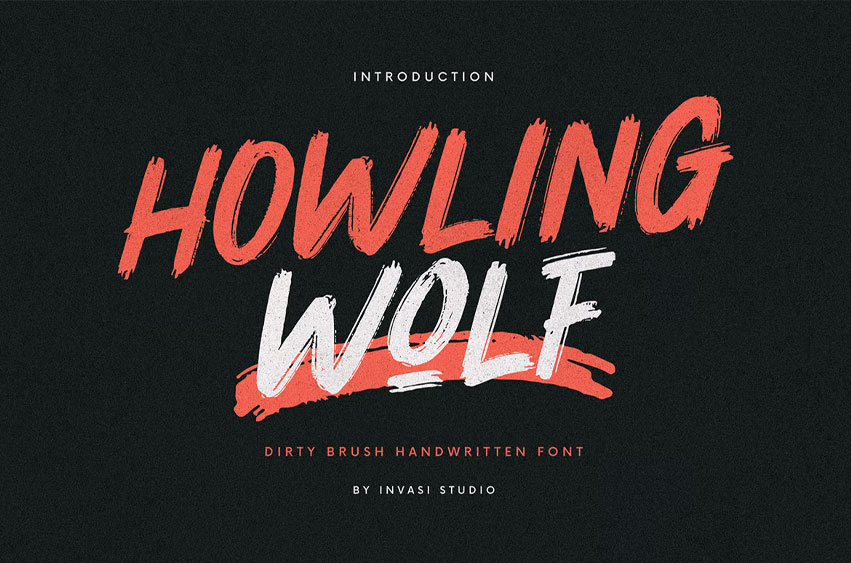 Howling Wolf Font