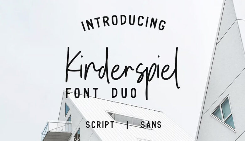 Kinderspiel Font