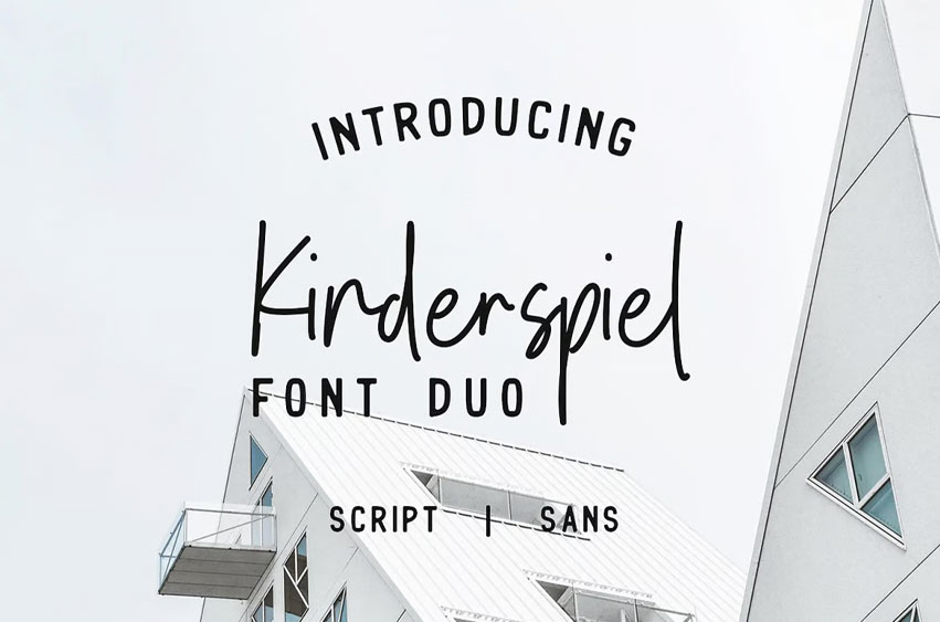 Kinderspiel Font