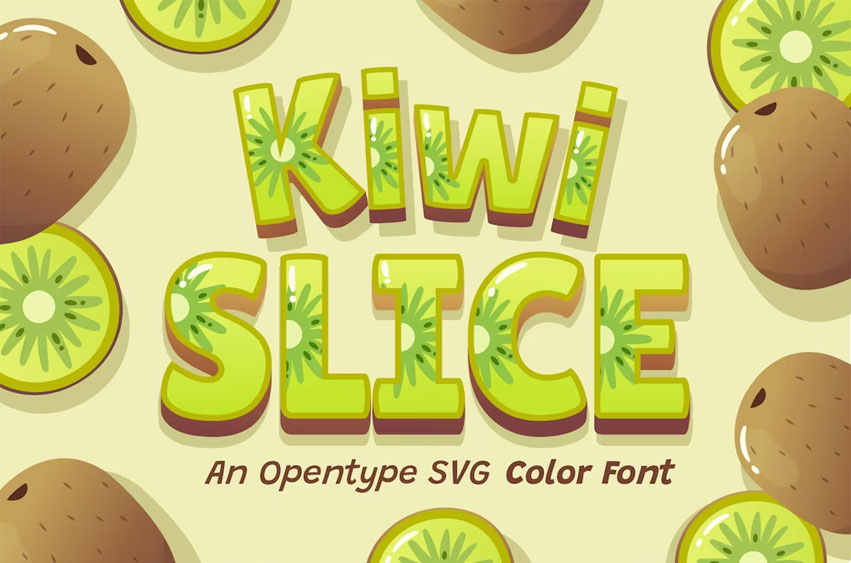 Kiwi Slice Font