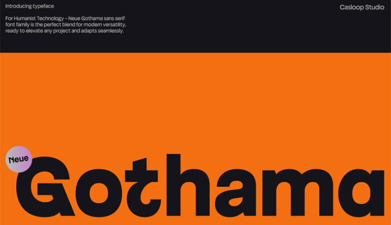 Neue Gothama Font