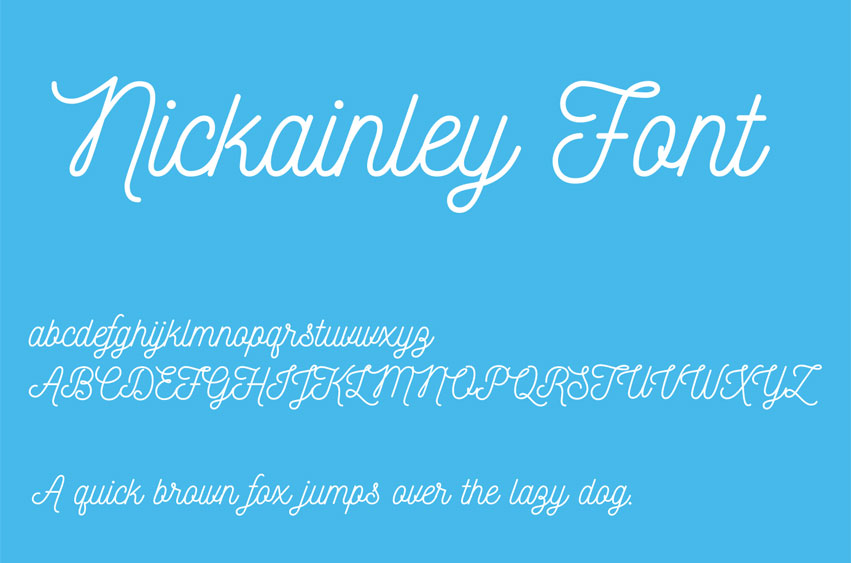 Nickainley Font