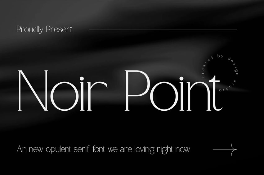 Noir Point Font