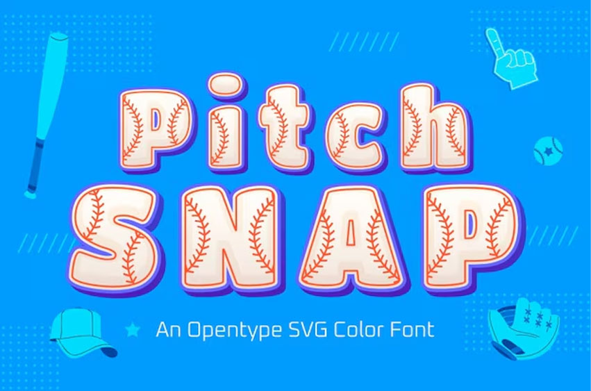 Pitch Snap Font