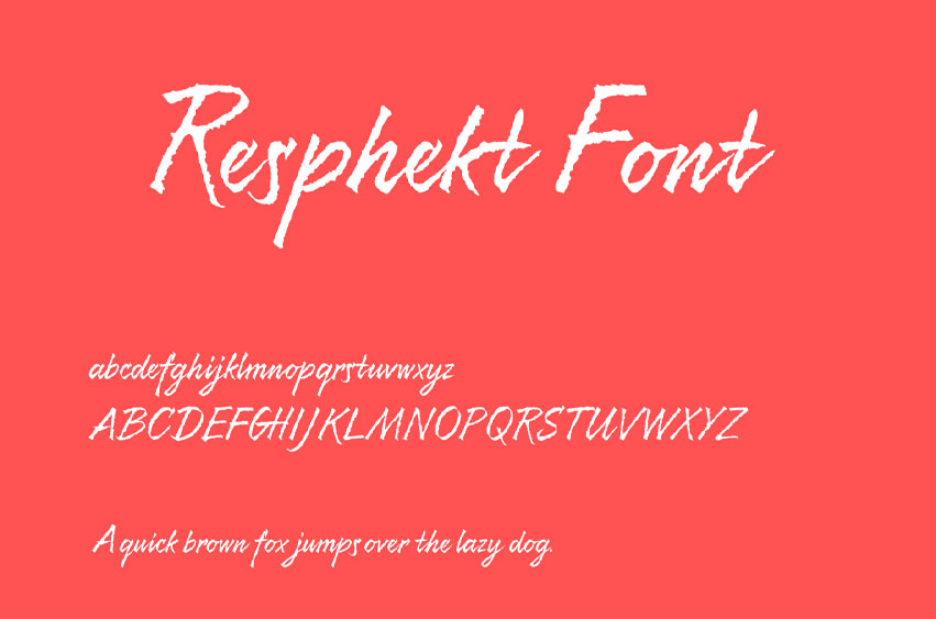 Resphekt Font