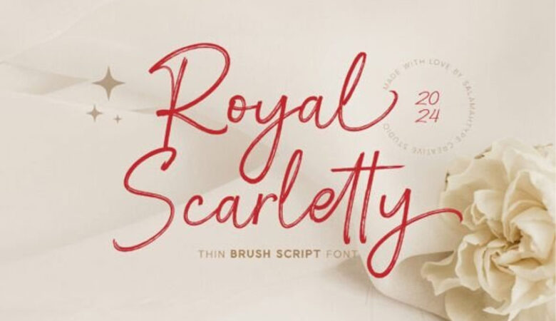 Royal Scarletty Font