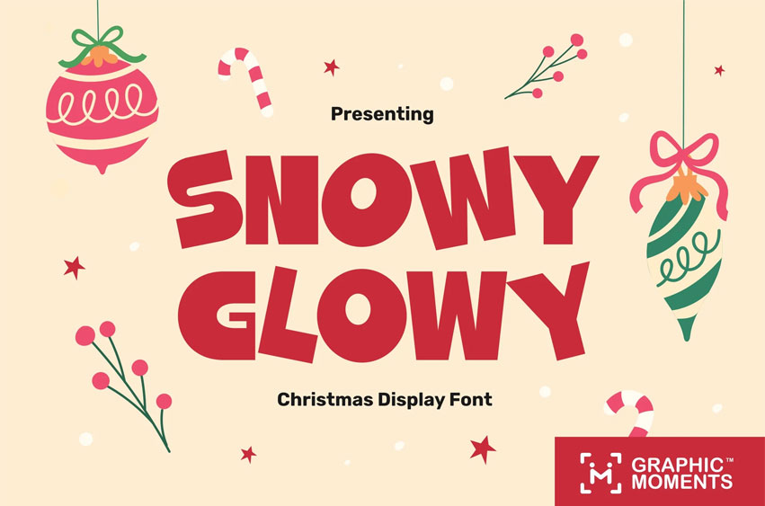 Snowy Glowy Font