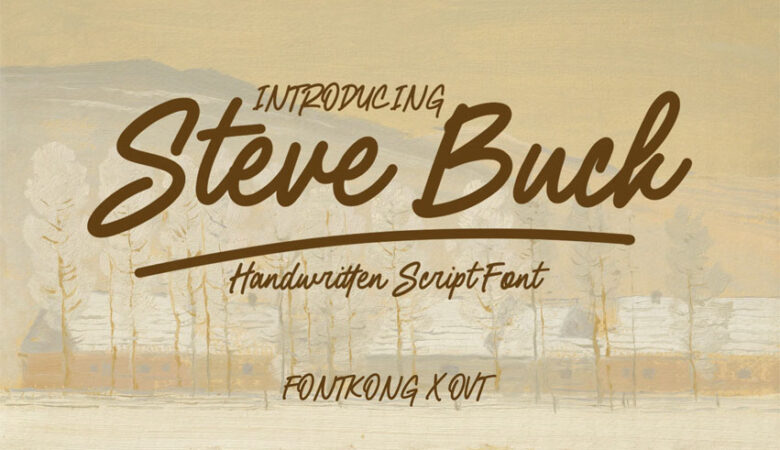 Steve Buck Font