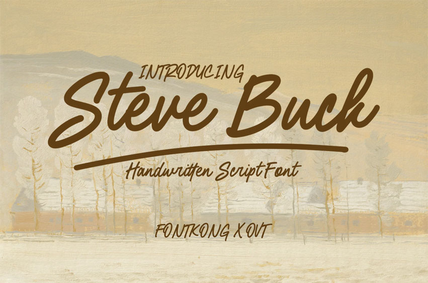 Steve Buck Font