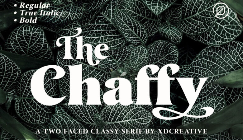 The Chaffy Font