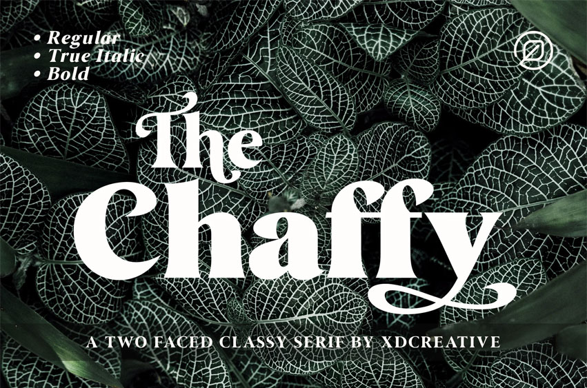 The Chaffy Font